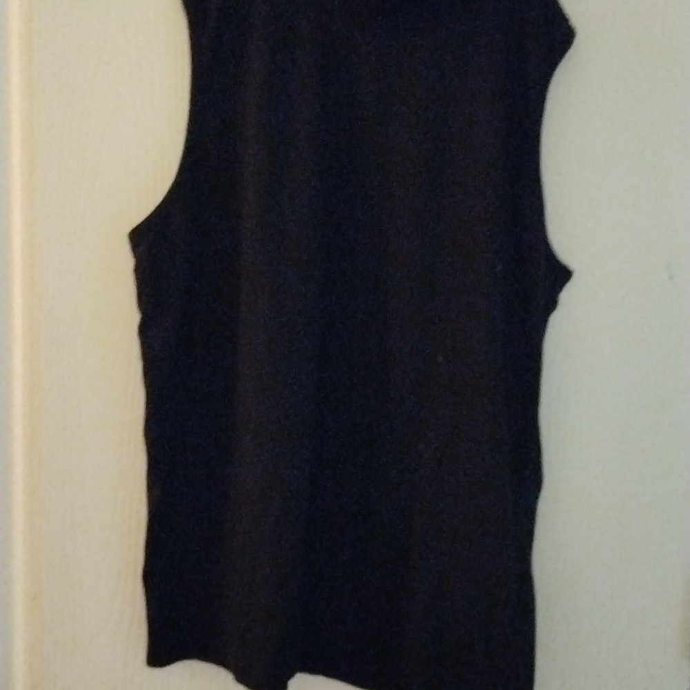 black tank top turtleneck